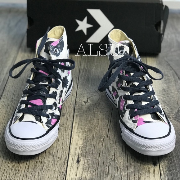 NWT Converse Ctas HI Egret Fuchsia Glow W AUTHENTI - Picture 4 of 8